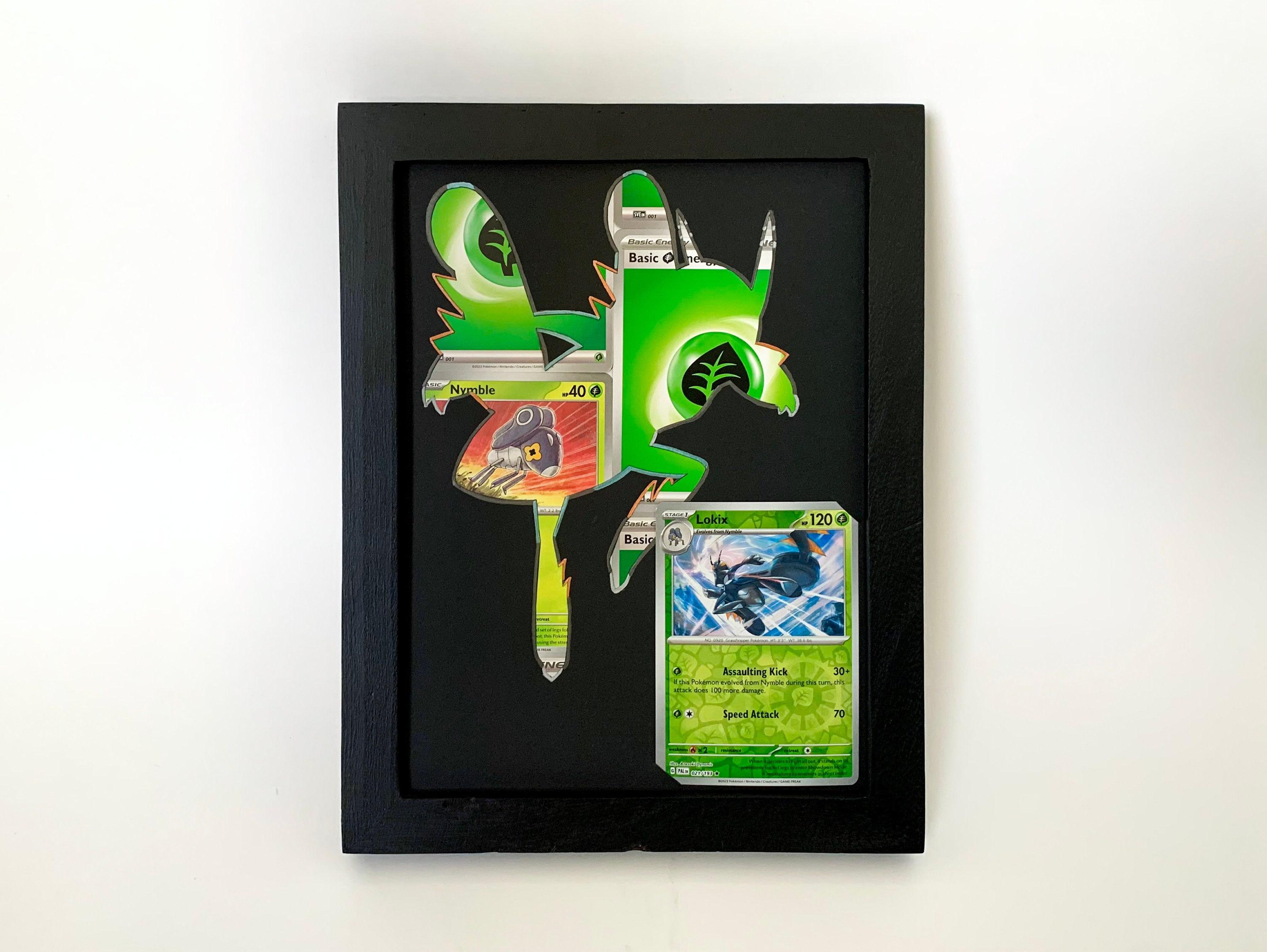 Lokix Pokemon Card Frame – Pokemon Art - Framed for Table Top or