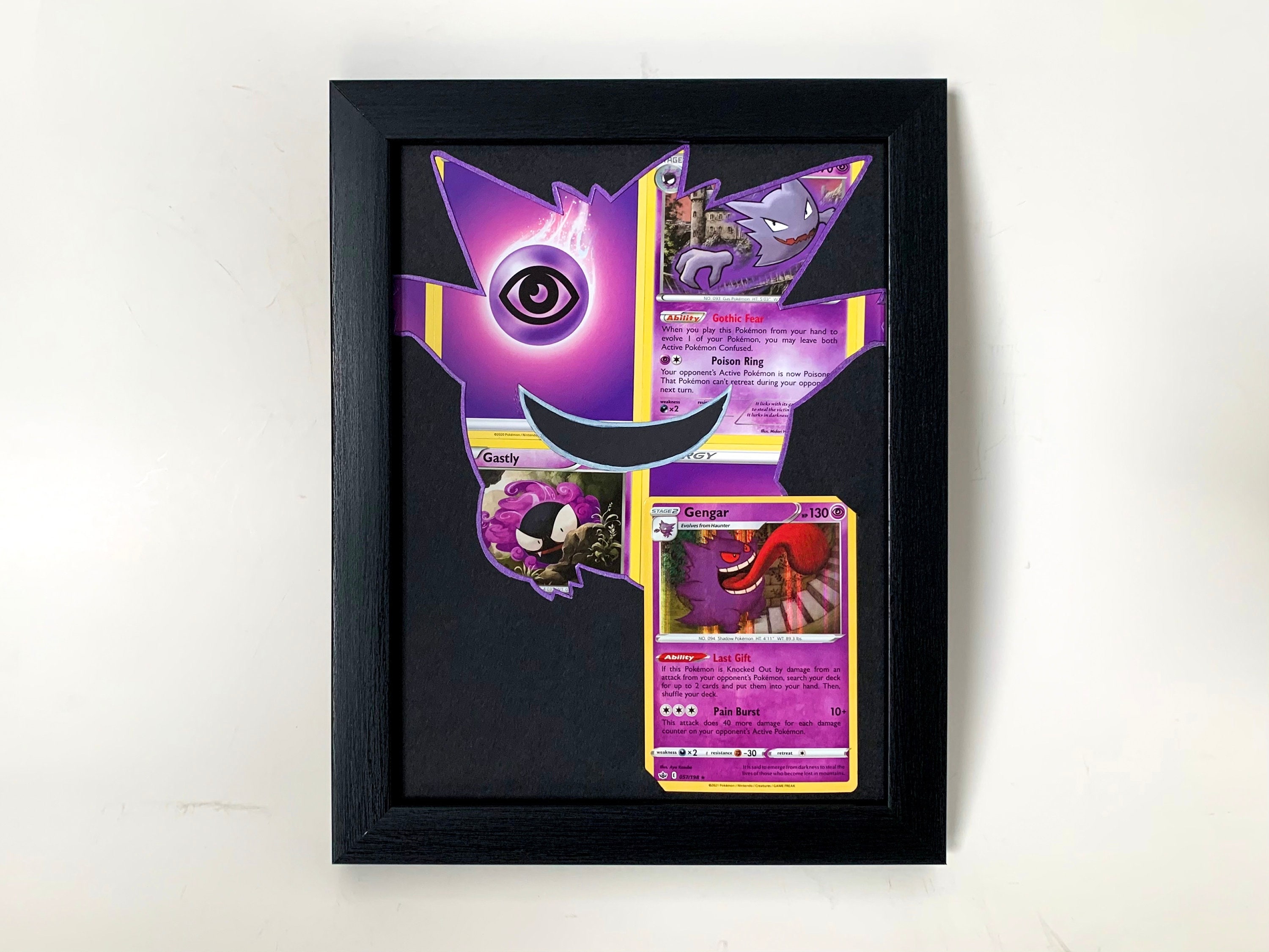 Gengar Vmax Alt Art Shadowbox I made : r/Pokemonart