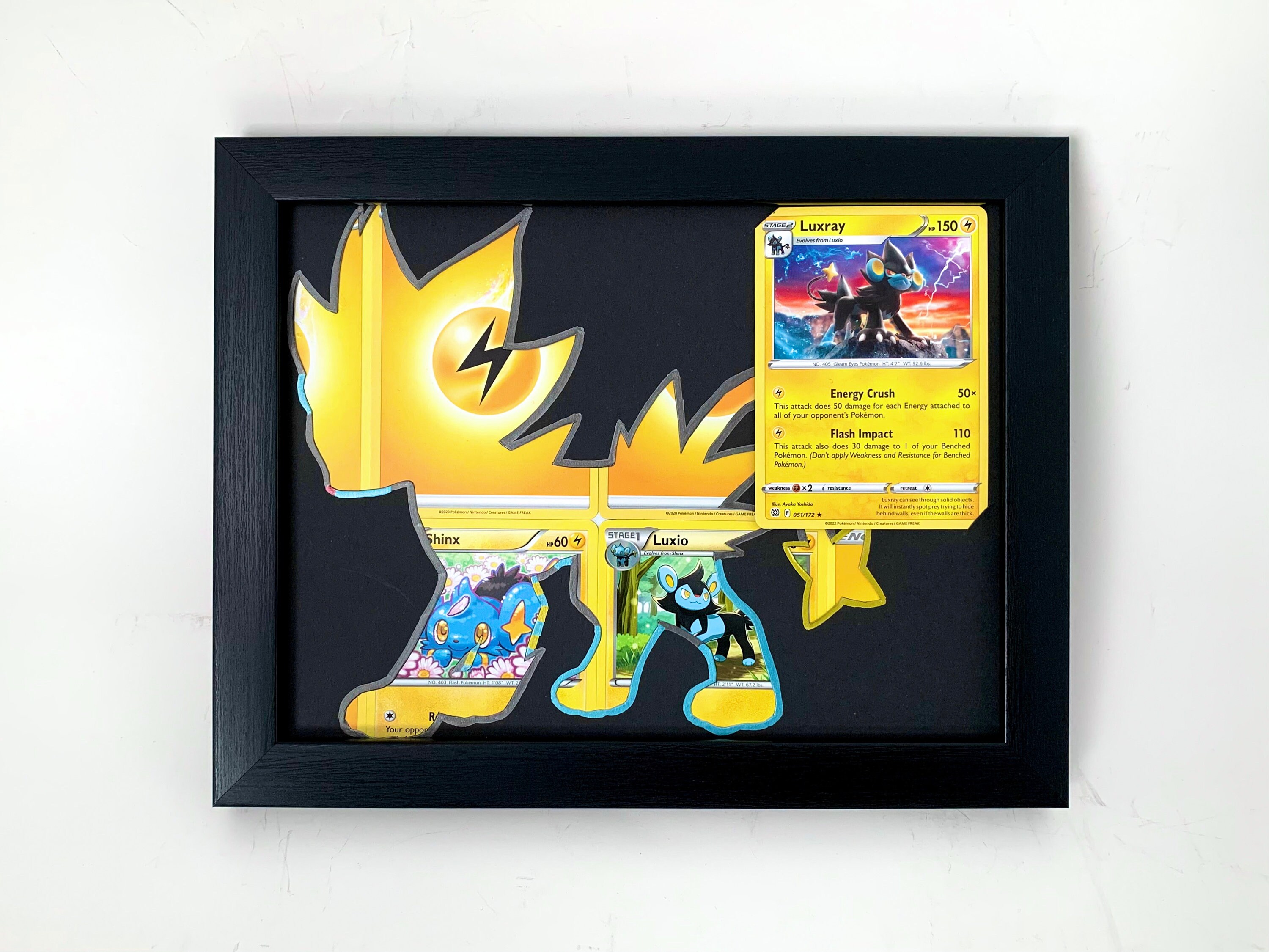 Luxray Pokémon Card Frame Pokémon Wall Art Pokémon Gift Energy Card
