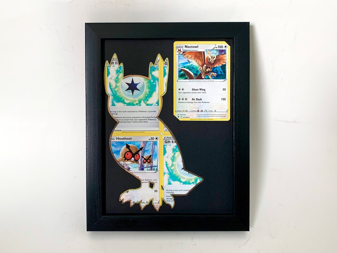Noctowl Pokémon Card Frame Noctowl Art Noctowl Frame Etsy
