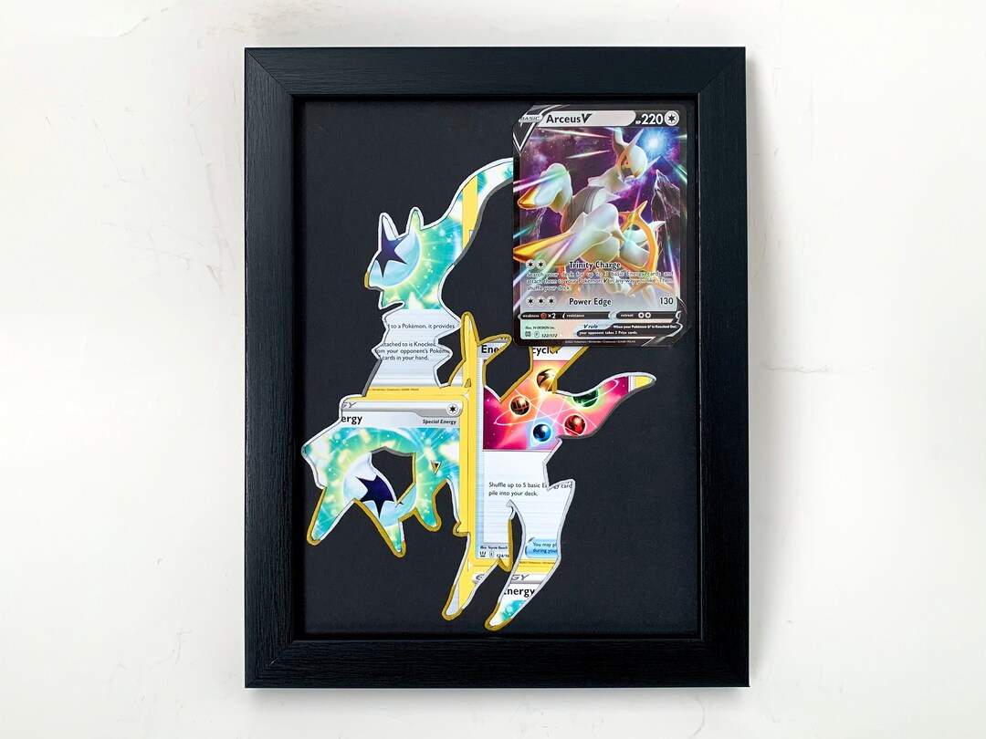 Arceus Pokémon Card Frame Arceus Art Pokémon Frame Pokémon Art Pokémon