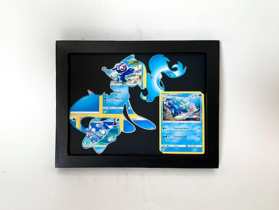Primarina Pokemon Card Frame  Pokemon Art - Framed for Table Top or Wall -  Gift - Etsy