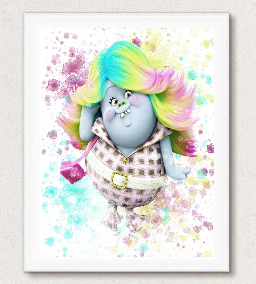 Lady Glitter Sparkles, Trolls Bridget, Bridget Art, Bridget Decor, Disney Printable, Trolls ...