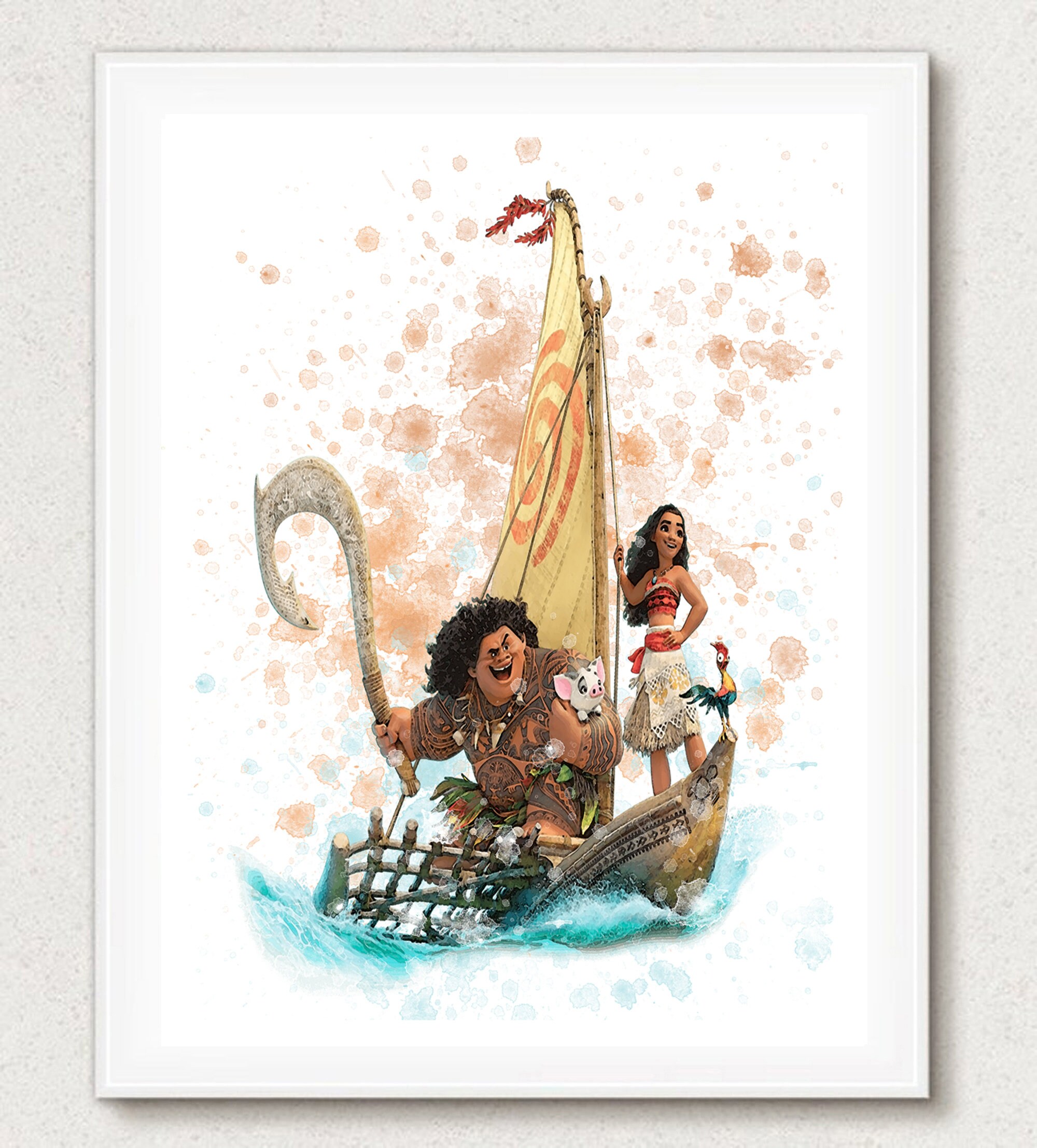 Moana Gift Moana Decor Moana Printable Moana Print Disney - Etsy