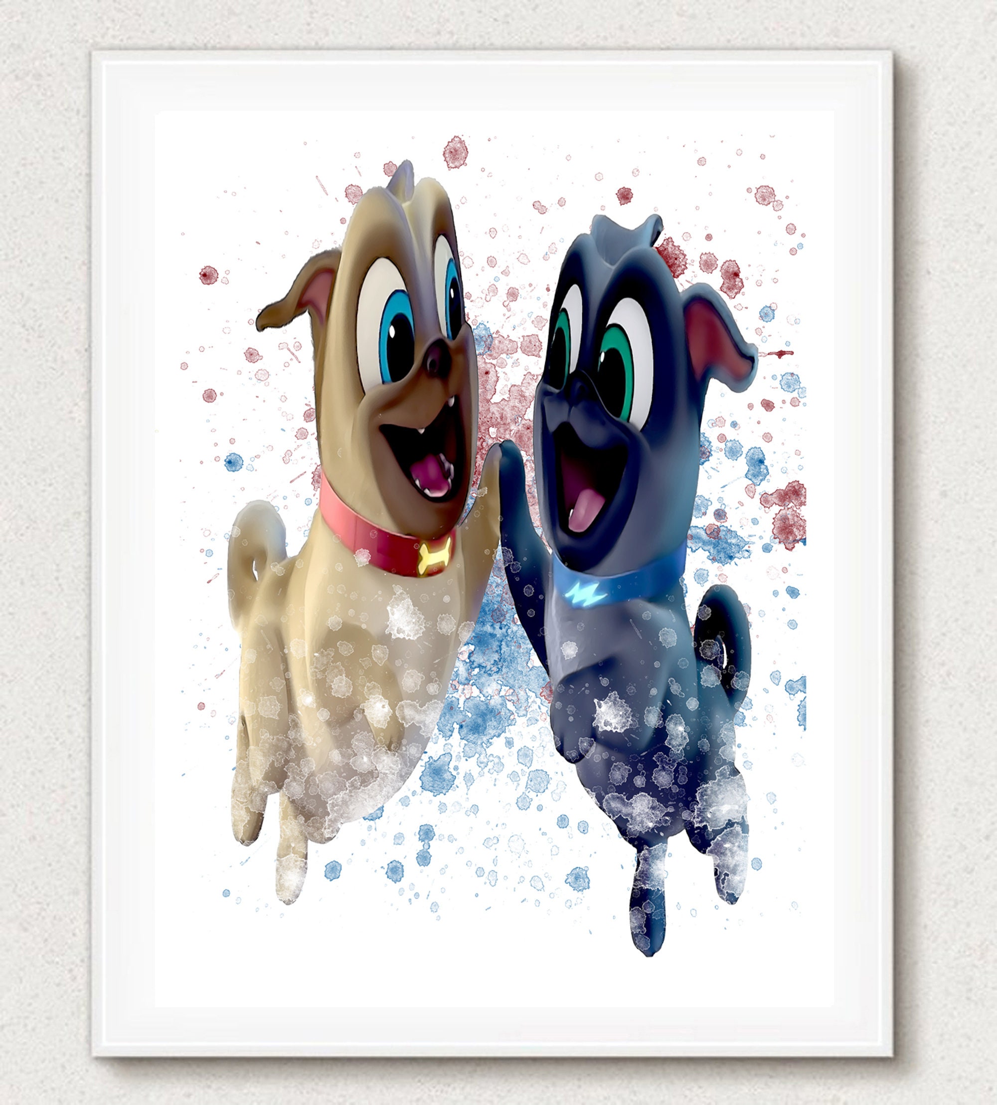 Puppy Dog Pals Print, Puppy Dog Pals, Puppy Dog Pals Decor, Poster