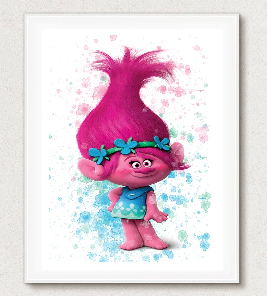 Poppy Print, Trolls Poppy, Trolls Print, Poppy Art, Poppy Decor, Trolls Printable, Trolls Art ...