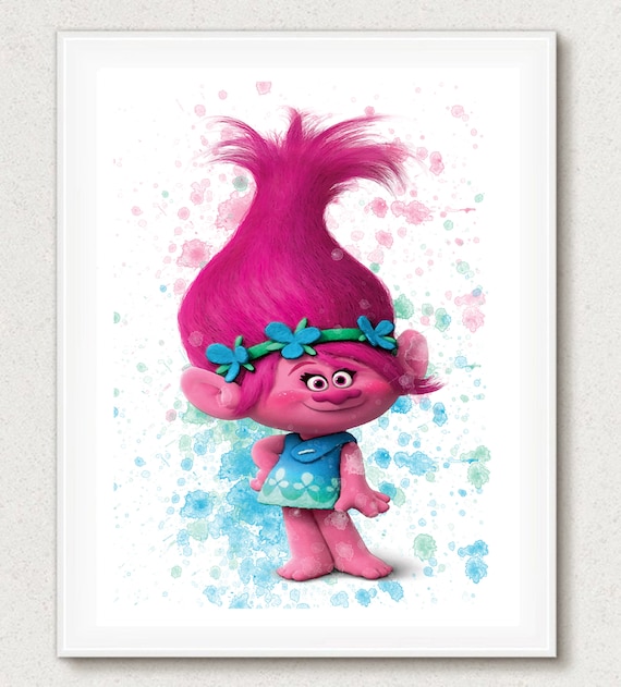 Poppy Print Trolls Poppy Trolls Print Poppy Art Poppy - Etsy