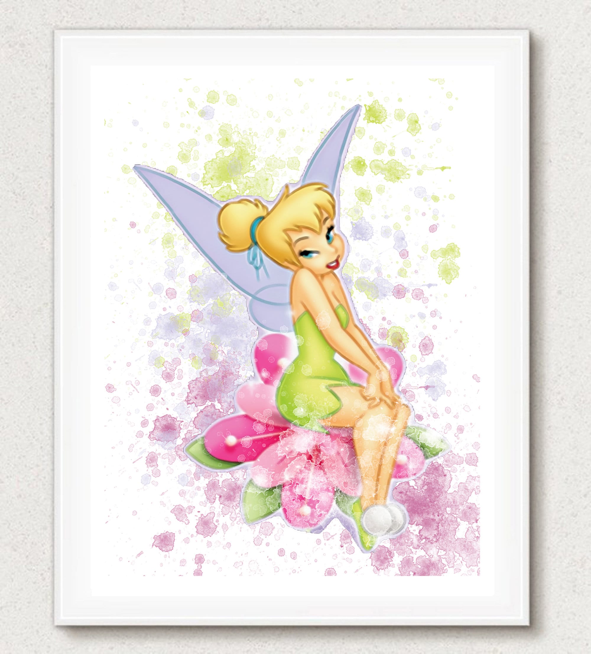 Tinkerbell Tinkerbell Print Peter Pan Print Tinkerbell Etsy