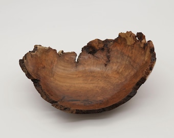 Cherry Burl Live Edge Bowl