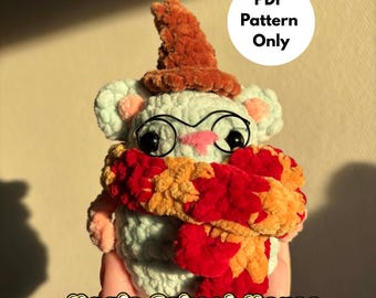Magic School Mouse CROCHET PATTERN - Wizard and Witch, Crochet plushie