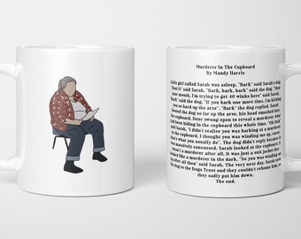 Mandy Murderer In The Cupboard Mug, Mandy This Country Mug, Mandy Harris Mug, This Country Mug, This Country Mandy Story Mug, Mad Mandy Gift
