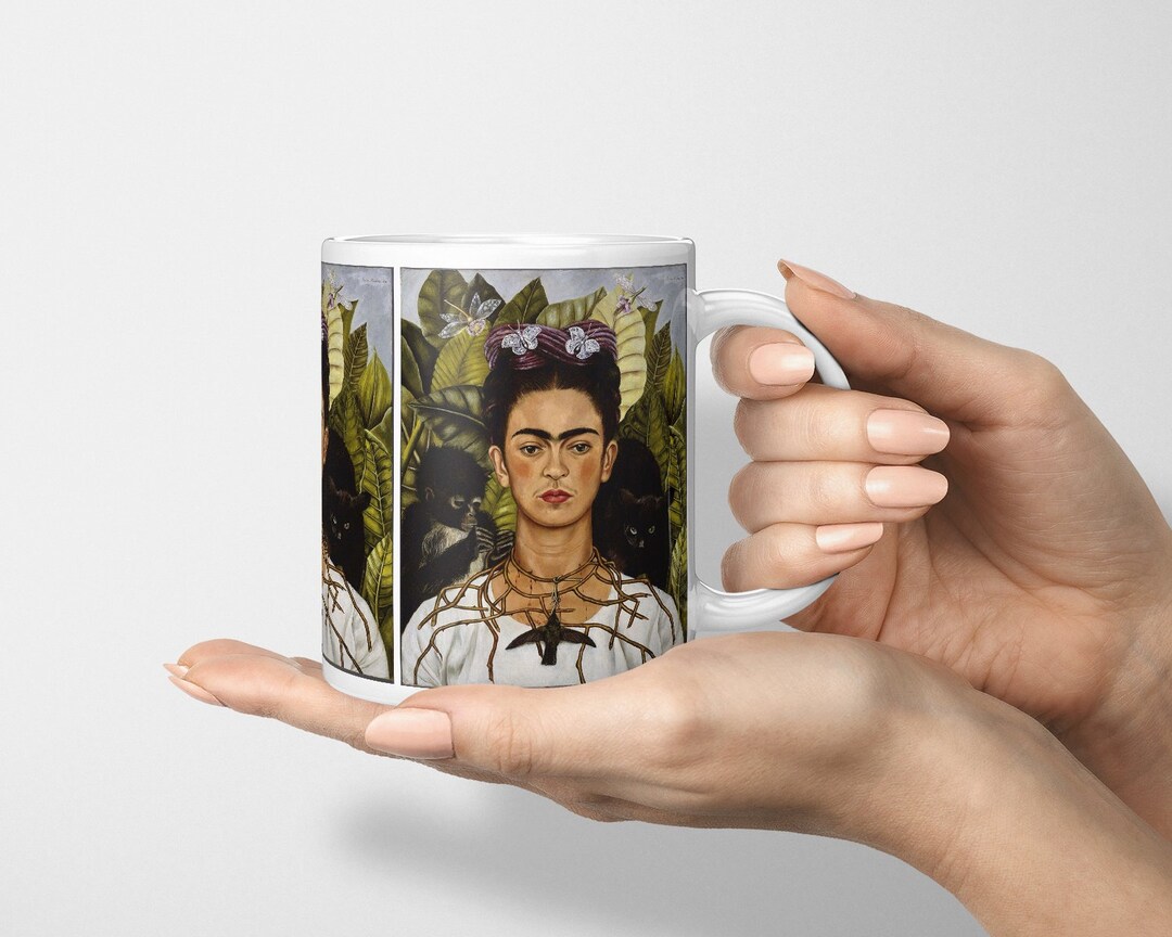 Mug Frida Kahlo 'Sagrado Pasión' Porcelaine - Tasse Collector Grupo Erik - 9.5 Cm