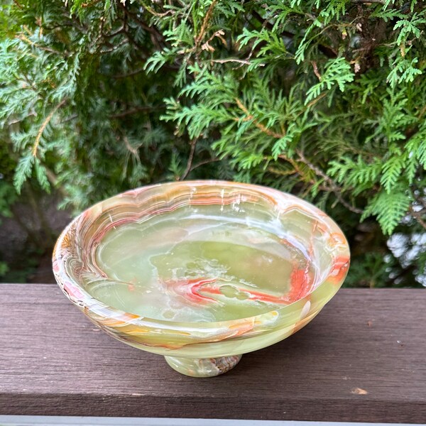 Pedestal Fruit Bowl Etsy