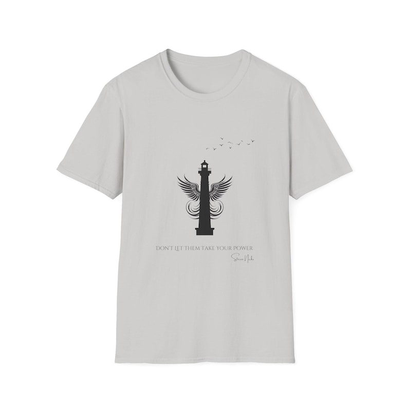 Camiseta de Stevie Nicks Lighthouse No dejes que te quiten el poder Empoderamiento de la mujer Fan de Stevie Nicks Regalo para fan de la música Regalo de Fleetwood Mac para ella imagen 6