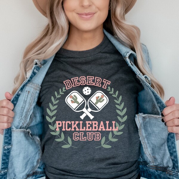 Pickleball Shirt Desert Pickleball Club Shirt Pickleball Gifts Pickle Ball Pickleball Tshirt Pickleball Tournament Custom Pickleball Team