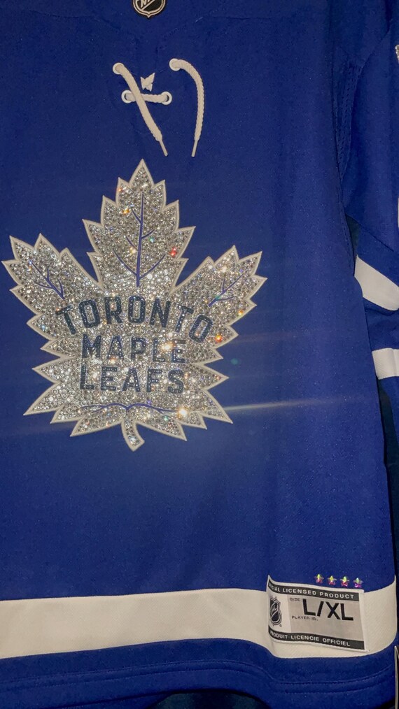 Rhinestone Jersey - Custom NHL Toronto Maple Leafs Hockey Jersey 