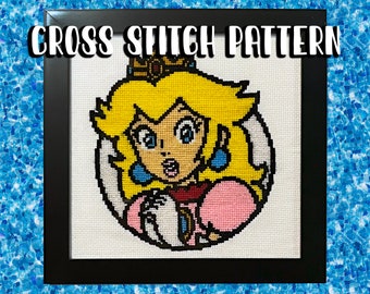 マリオブラザーズ風クロスステッチパターン - スーパーマリオ - PDF