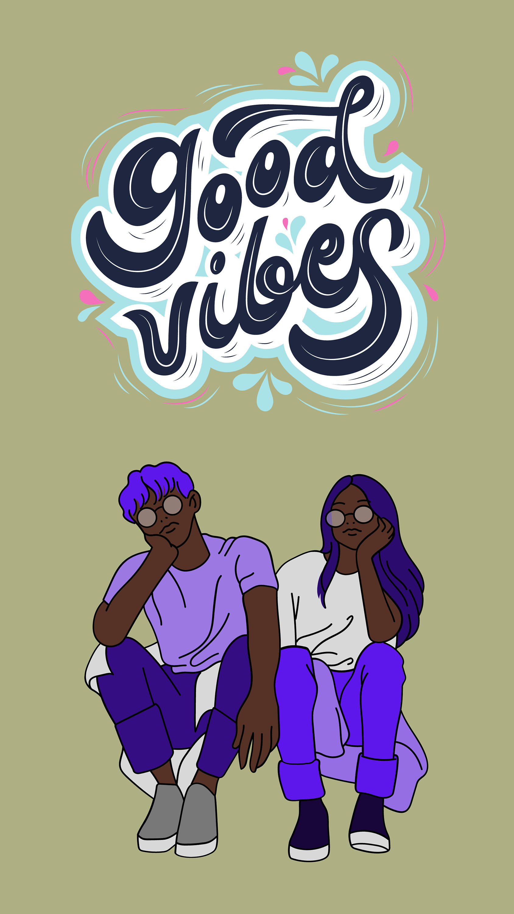 Good Vibes Wallpaper - Etsy Denmark Good Vibes Wallpaper - Etsy Denmark