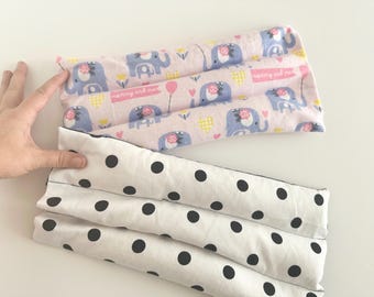 XL Organic Hot Cold Pack - Extra Large Flax Microwaveable Heating Pad - Rice Freezer Cold Pack - Long and Wide for Lower Back Pain Relief