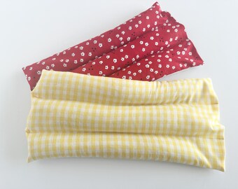 XL Organic Hot Cold Pack - Extra Large Flax Microwaveable Heating Pad - Rice Freezer Cold Pack - Long and Wide for Lower Back Pain Relief