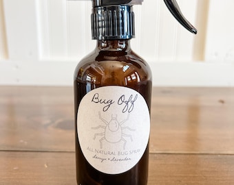 DEET Free Bug Spray, Natural Tick and Mosquito Repellent with Essential Oils, Safe Outdoor Insect Spray for Kids, Adults and Pets, 8oz