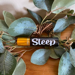 All Natural Sleep Aid Roller Calming Essential Oils for Restful Sleep for Kids and Adults