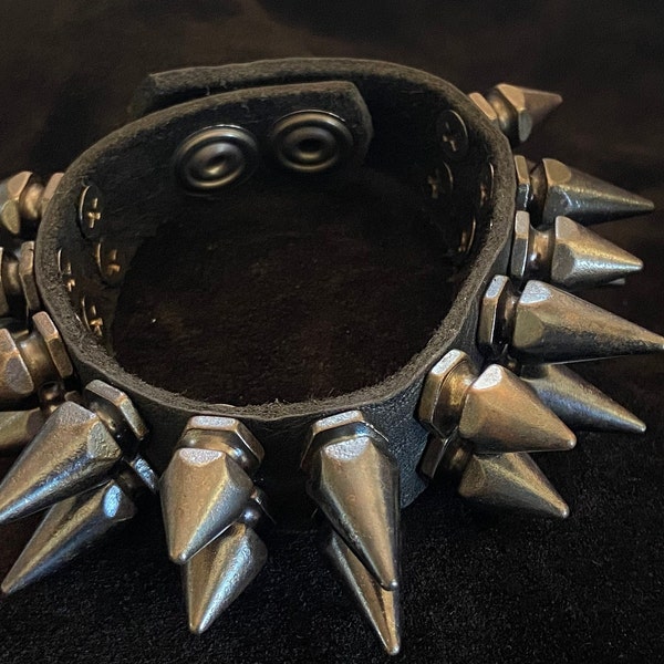 Bracelet With Spikes Etsy