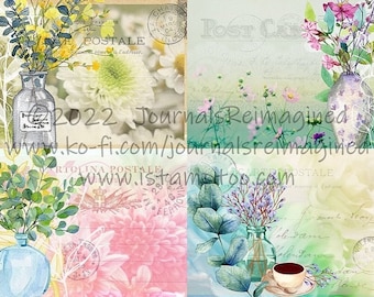 Paisleigh’s Postcards, Junk Journal, Journal Cards, Tags, Ephemera, Scrapbooking, Card Making, Vintage, Distressed, Shabby Chic, PDF