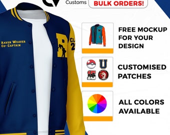 Scents and Crafts Men's AC-Milan Varsity Jacket