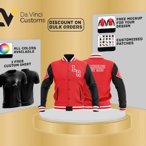 Custom Varsity Jacket - Adult Unisex Bomber jacket,Bomber,Varsity,Vintage,Coat,Customized jacket,Wedding,Bride jacket, Team,