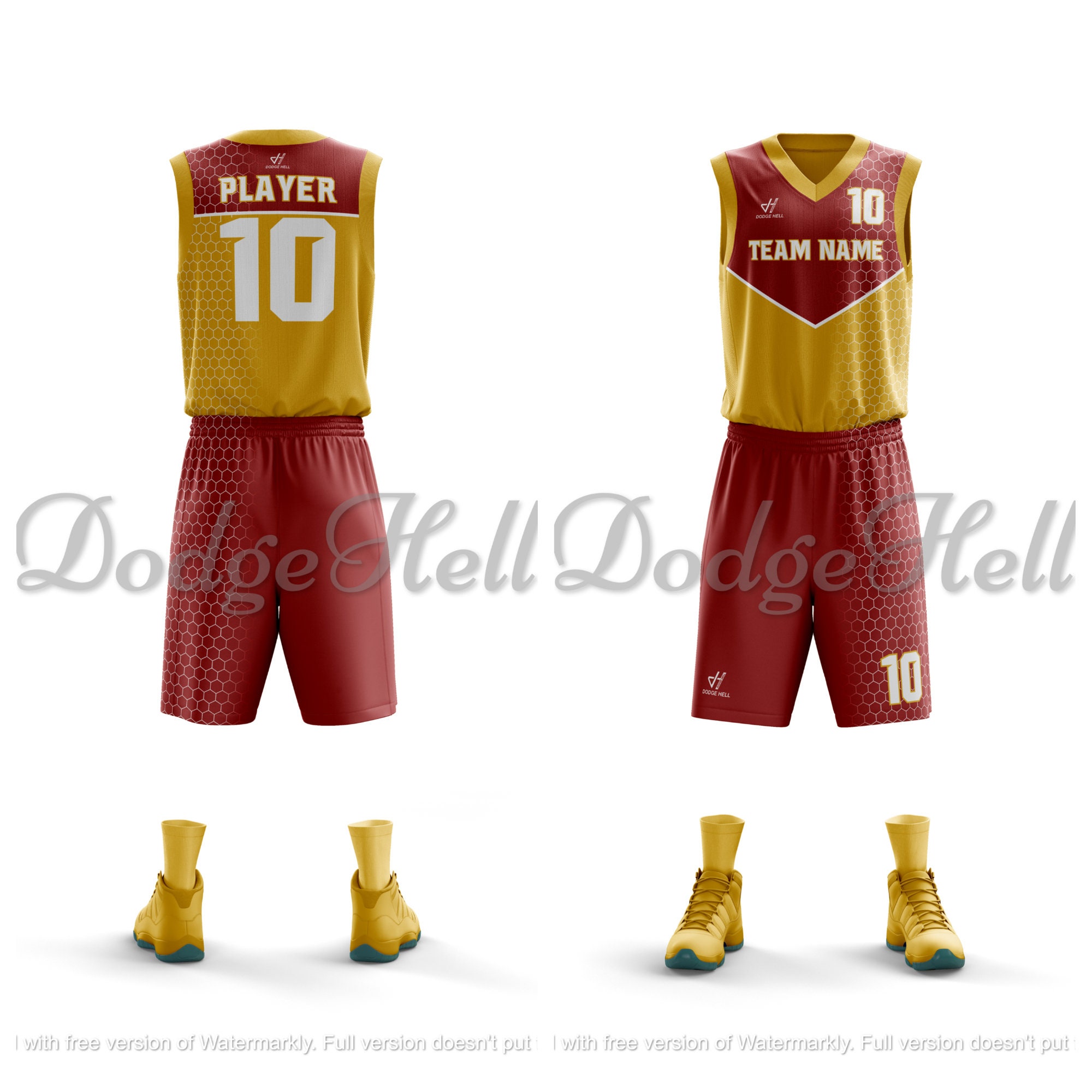 Custom Sublimation Printing Basketball Jersey Team Design