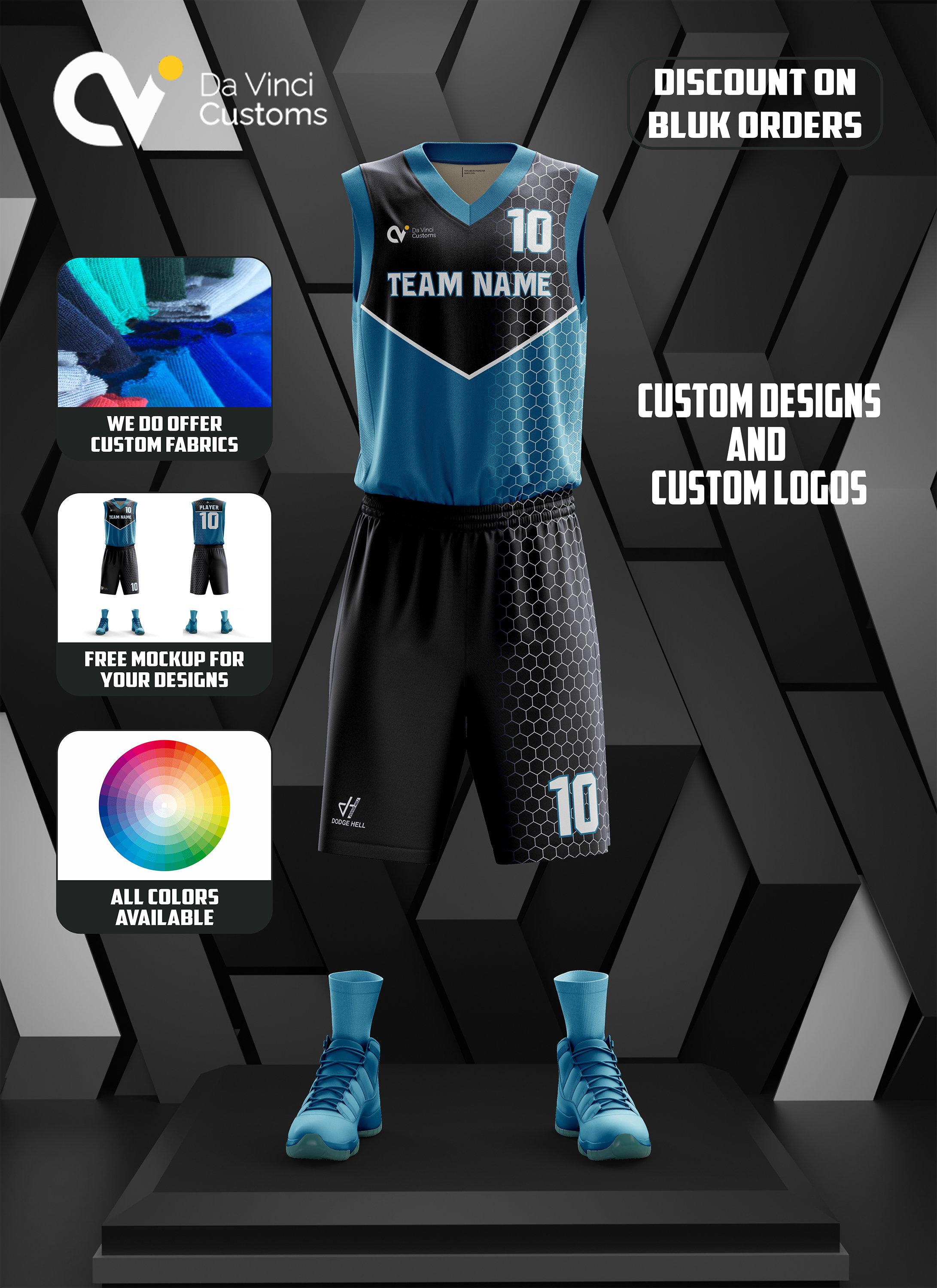 High Quality Sublimation Two Tone Customized Lightning Pattern Personalized  Basketball Uniform Team Clothing Shirts And Shorts