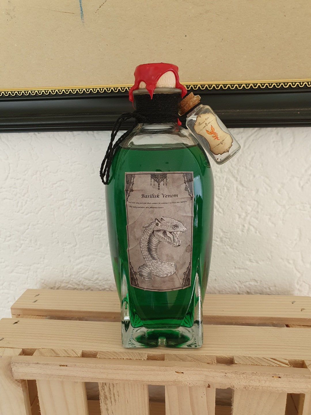 Harry Potter Basilisk Venom Potion With Phoenix Tears Antidote Etsy
