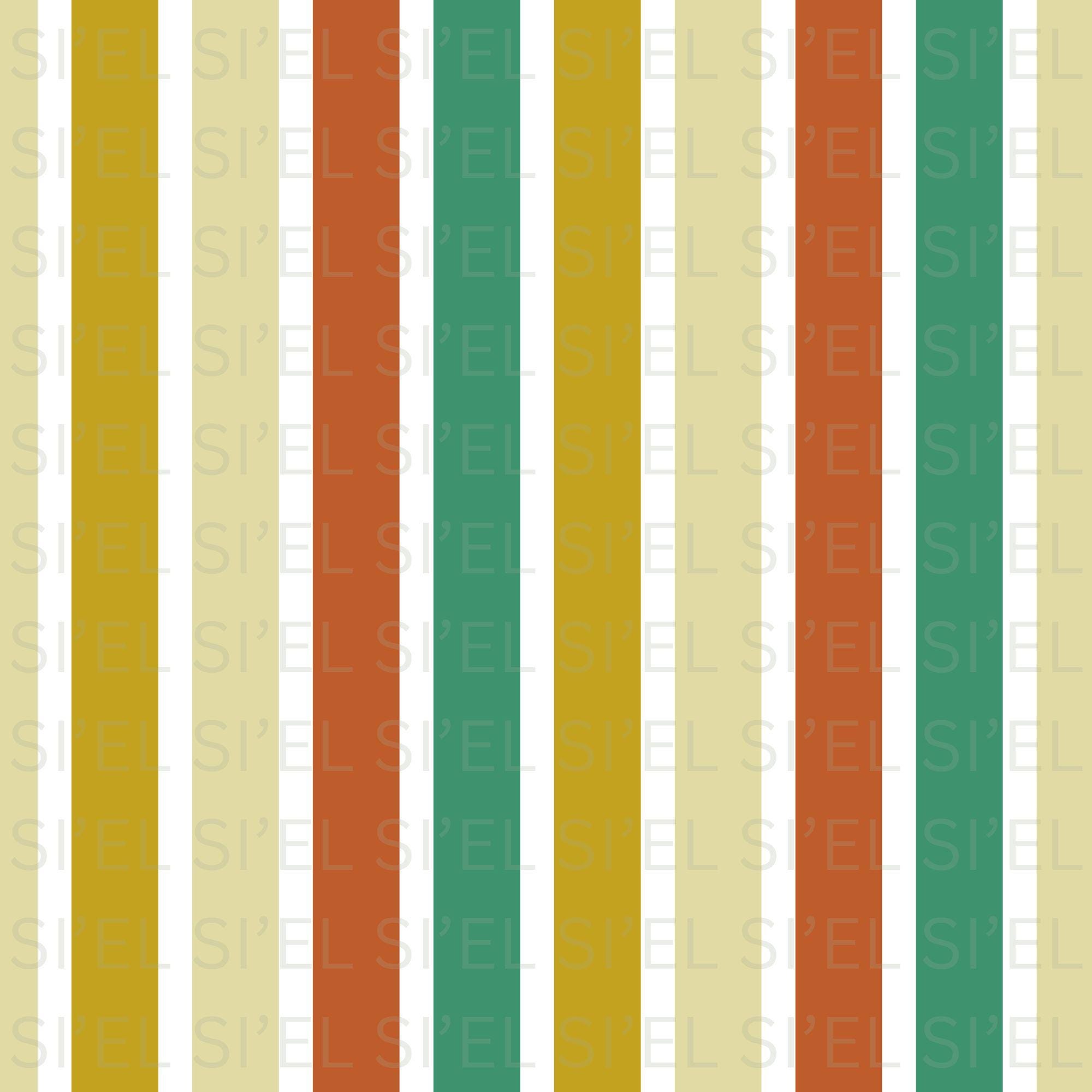 Retro Stripes Seamless Repeat Pattern Digital Download Boho PNG Fabric ...