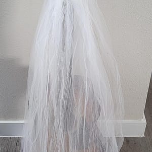 Vintage Wedding Veil Beaded Elegant Pearls Sequin White Ivory Rhinestone