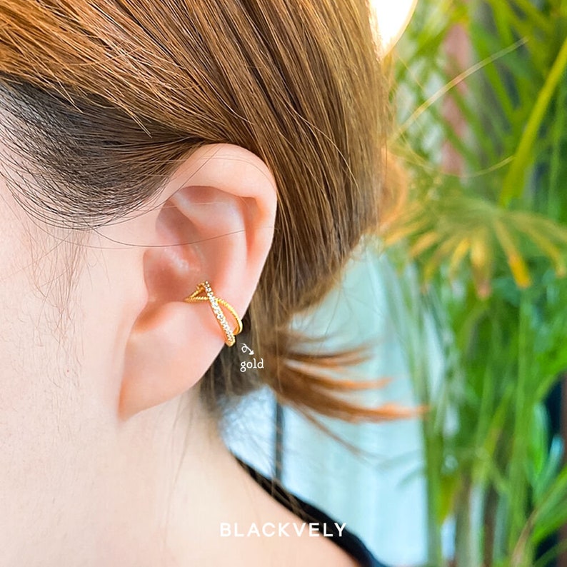 Korean Ear Cuffs, Adjustable Ear Cuffs, Kpop Style Earrings, Korean