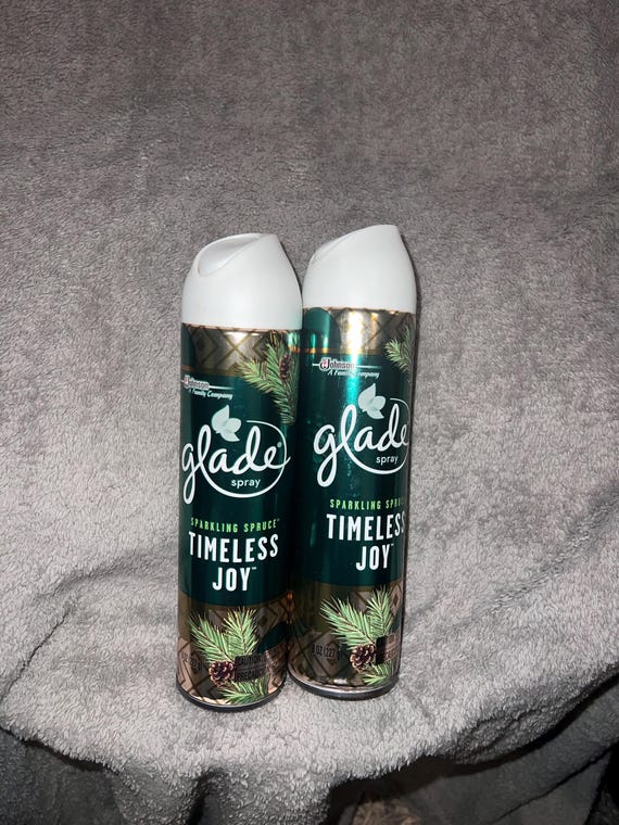 Glade Spray Sparkling Spruce Timeless Joy Set of Two 8oz