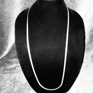 Vintage Milor Italy 36&quot; Sterling Silver Necklace
