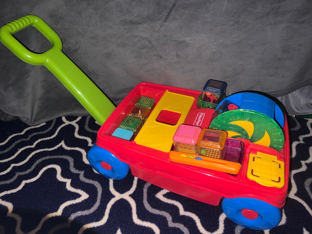 Buy 2003 Fisher Price PEEK A Blocks Activity Wagon With 8 Blocks Works Incrediblock Online in India Etsy
