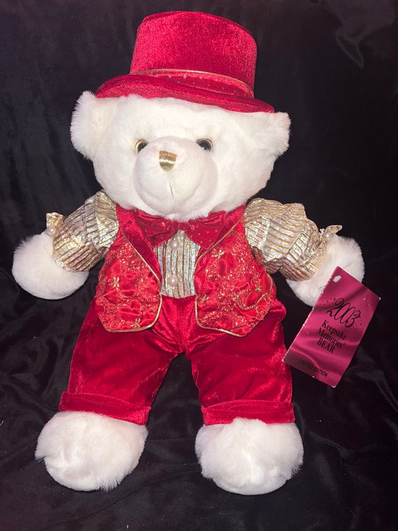 Dan Dee 2003 Keepsake Memories Bear Limited Edition Red Male
