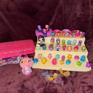 Hatchimals Collectibles Mini Figures And Pixies With Pink Egg Carton 54 Pieces