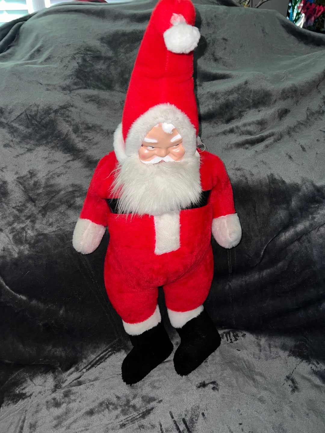 Parisi Creations 1960's Santa Claus 42” Plush Hard Plastic Face