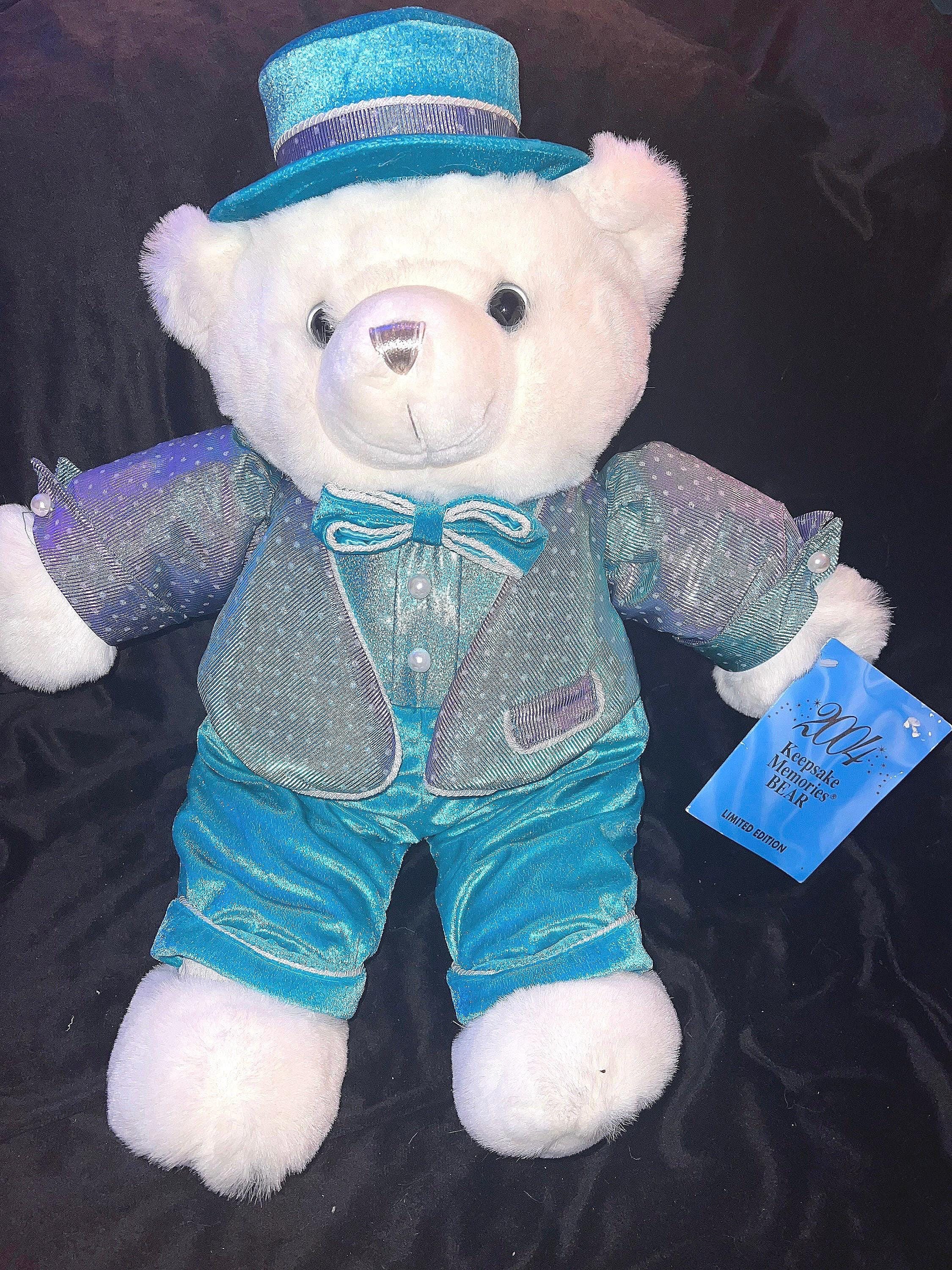 Dan Dee 2004 Keepsake Memories Bear Limited Edition Blue Male