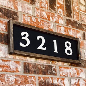 Number Address Sign for House Numbers Sign with House Address Sign for Housewarming Gift for Wedding Address Plaque for House Numbers