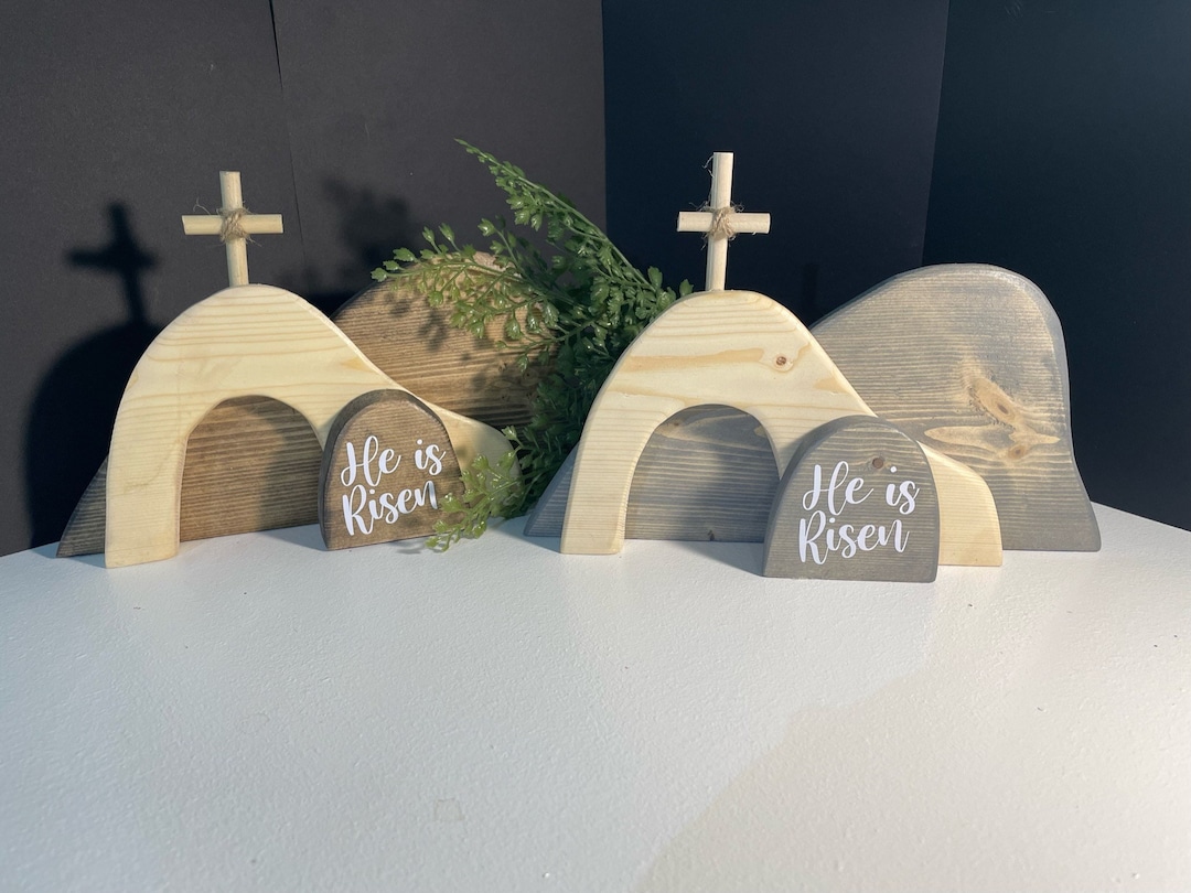 Easter Tomb Handmade Wooden Easter Tomb Easter Nativity Set Etsy