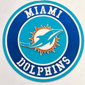 Miami Dolphins sign art