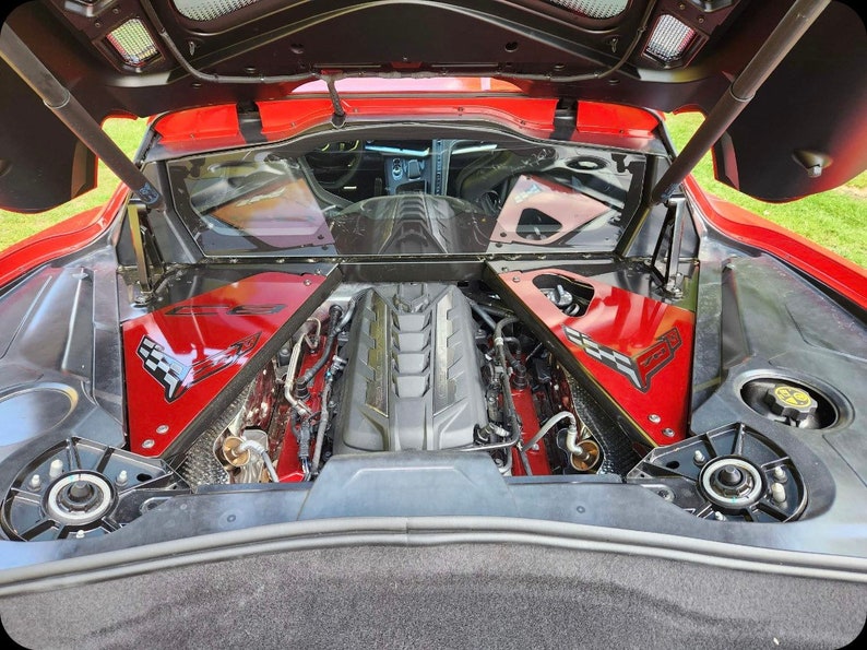 C8 Corvette Engine Bay Covers Etsy