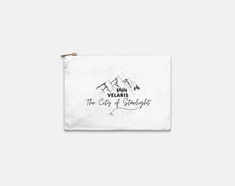 Velaris The City of Starlight ACOTAR Inspired Cosmetic Bag Travel Accessory Reader Gift Idea SJM Sarah J Maas Merch
