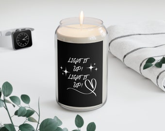 Light It Up Booktok Merch Scented Candle, 13.75oz Home Library Decor Hot Girls Read Spice Smut Reader Crescent City SJM Cute Gift Idea