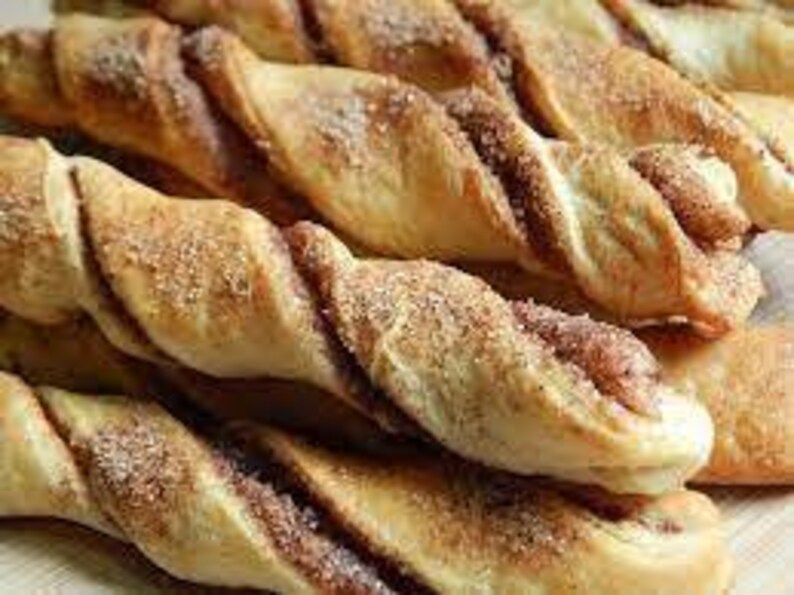 Cinnamon Sugar Puff Pastry Sticks Cinnamon Sticks Etsy